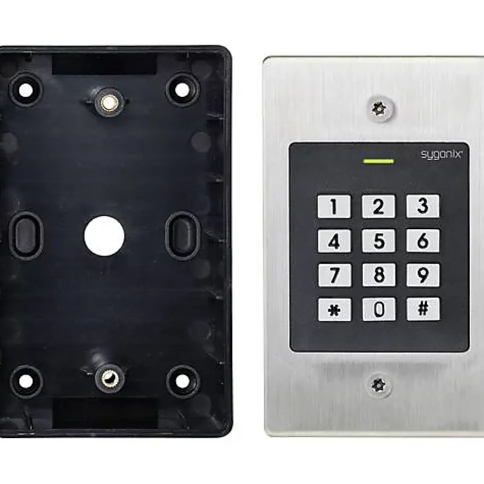 Sygonix SY-4760956 clavier encastré RFID et code, 12 V/DC ou 18 V/DC, IP66