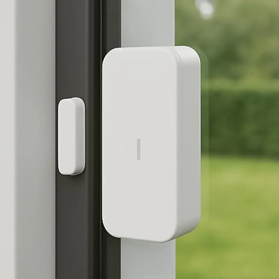 Système d'alarme connecté Sans Abonnement Daewoo Vigilia Wifi - 1 caméra + 6 accessoires - Batterie et sirène intégrées
