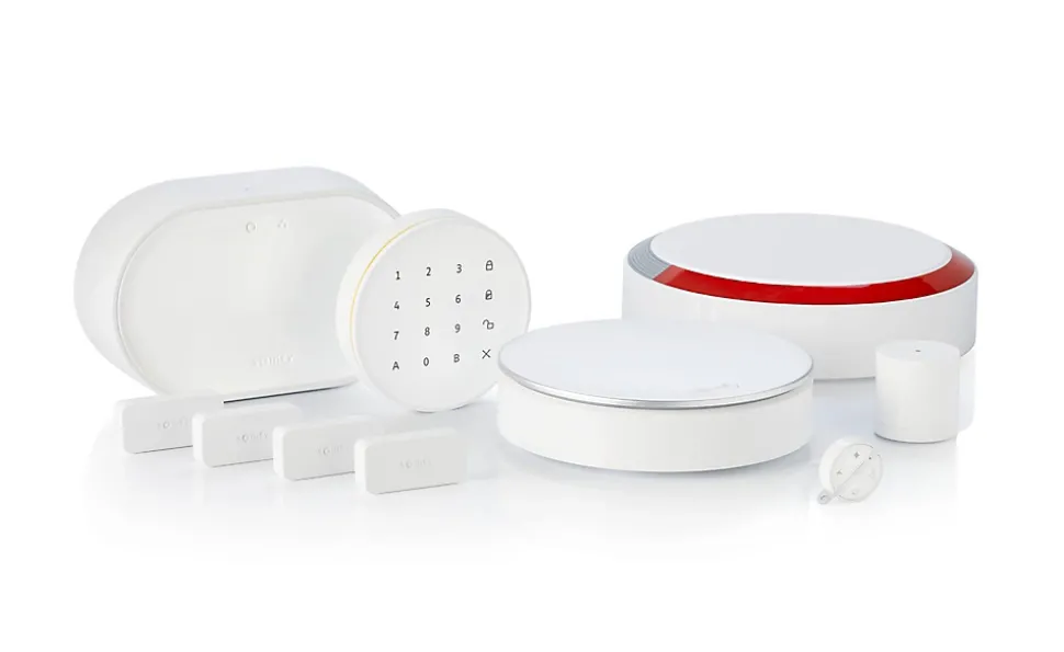 Système d'alarme Somfy Home Alarm Advanced Max 1875254 + Caméra extérieure Somfy avec sirène intégrée
