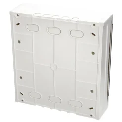 Tableau électrique apparent 24 modules 2x12 blanc fumé IP44 avec rail DIN EDO777848