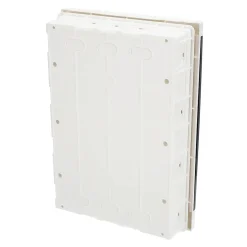 Tableau électrique encastré 36 modules 3x12 blanc fumé IP44 avec rail DIN EDO777849