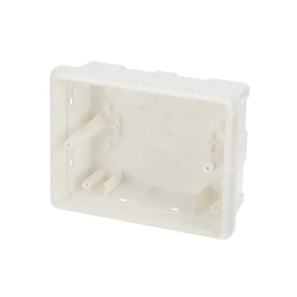 Tableau électrique encastré 6 modules blanc fumé IP44 avec rail DIN EDO777839