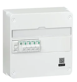 Tableau électrique pré-équipé et pré-câblé 1 rangée - 13 modules (5 inclus) Schneider Electric Resi9 XP