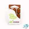 Tablette plastique thermoformable 20 cm3 Marron