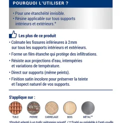 Étanchéité invisible tous supports 2L, Ripolin