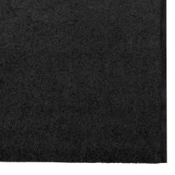 Tapis d'entrée Autre Noir 120 x 400 cm Polyamide et PVC vidaXL
