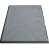 Tapis de Porte Paillasson d'entrée Monochrom Gris argent 40 x 60 cm
