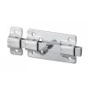 Targette pour meuble, 100mm, acier chromé, pêne plat - SP