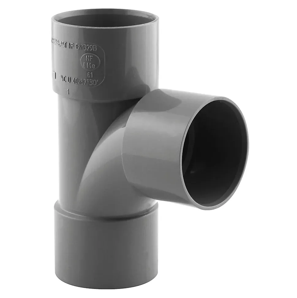 Té de branchement femelle femelle Fitt 87° ø40 mm