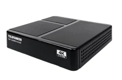 Telefunken - Récepteur TNT UHDR10 pour télévision numérique terrestre UHD 4K - 1000 canaux - PVR - Tuner TNT UHD/SD/HD/UHD/2K/4K