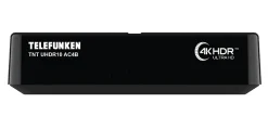 Telefunken - Récepteur TNT UHDR10 pour télévision numérique terrestre UHD 4K - 1000 canaux - PVR - Tuner TNT UHD/SD/HD/UHD/2K/4K