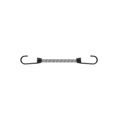 Tendeur élastique 40 cm diam 8 mm avec crochet métal (Lot de 5)