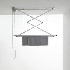 Étendoir plafond manuel 128x54x25cm alu Foxydry Mini 120