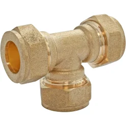 Té égal bicône pour tube cuivre Ø14 mm Somatherm for you