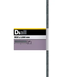 Tige filetée brillante zinguée diamètre 10 x 300 mm