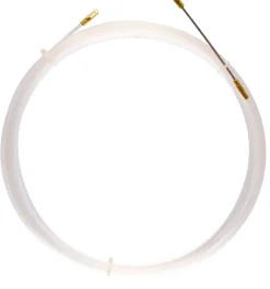 Tire-câble en nylon, blanc, diam. 3 mm, 30 mètres, avec terminaux fixes