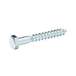 Tirefonds DIN 571 zingués 8x60 mm - 10 pièces