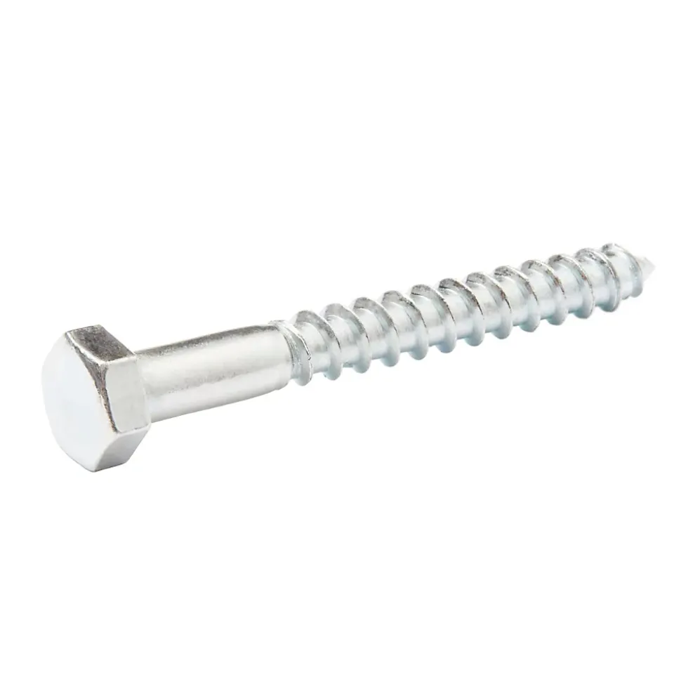 Tirefonds DIN 571 zingués 8x70 mm - 100 pièces