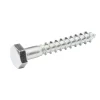 Tirefonds DIN 571 zingués 6x40 mm - 200 pièces