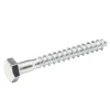 Tirefonds DIN 571 zingués 6x60 mm - 200 pièces