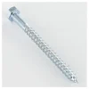 Tirefonds 6X60 FIL TOT Tête à Fendue Acier zingué - 1 pièce
