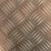 Tôle aluminium brut damier 50 x 25 cm