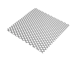 Tôle métal déployé acier brut Mailles 6 x 3,3 mm, 50 x 25 cm