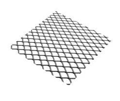 Tôle métal déployé acier brut Mailles 10 x 5,5 mm, 100 x 50 cm