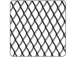 Tôle métal déployé acier brut Mailles 10 x 5,5 mm, 50 x 25 cm