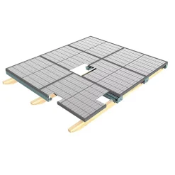 Toiture solaire - HEKILI Gris Anthracite 4,584m x 3,912m