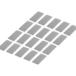 TOOLCRAFT RTS25/50-SV 1563940 bande adhésive réfléchissante argent 25 mm x 50 mm, pack de 20
