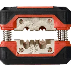 TOOLCRAFT TO-7331148 Coupe-papier et dénudeur multifonction pour câbles coaxiaux et conducteurs d'installation