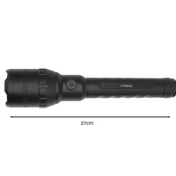 Torche Ultra Power 10000 Lumens FISHTEC LED COB Faisceau 300 m Aluminium Rechargeable 4 Modes Zoom