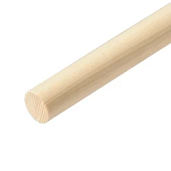 Tourillon raboté en pin Ø28 mm L.2,4 m