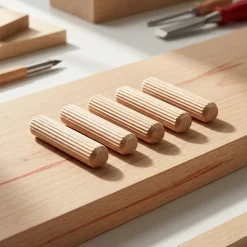 100 tourillons hêtre ø6 mm Diall Bois
