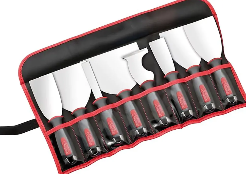 TROUSSE 8 COUTEAUX ALU CHOC OUTIL PARFAIT