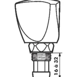 Tête universelle - M 1/2' - Delabie