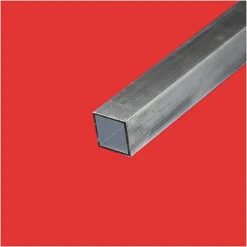 Tube carré aluminium 50x50mm ep 3 mm, 0.5 mètre - Comment Fer