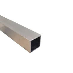 Tube carré aluminium 50x50mm ep 3 mm, 0.5 mètre - Comment Fer