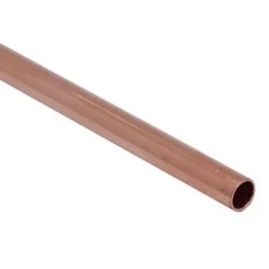 Tube de cuivre écroui pour gaz et eau norme EN 1057 Ø.22 mm longueur 1 m