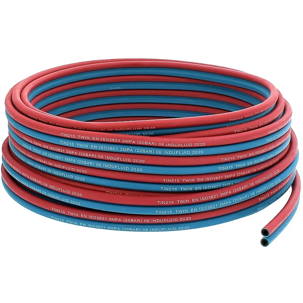 Tuyau de soudure oxygène/acétylène 10 mm - Longueur 10 mètres - HUGGY TUYAUX