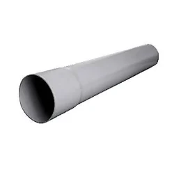 Tuyau en PVC compact Ø125 mm x 2 m Fitt