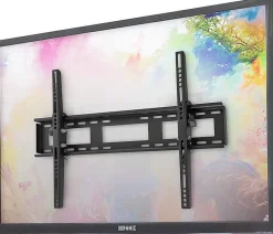 TVB123M Support TV mural pour écran de 23 à 55 pouces Inclinable Charge max 40 kg VESA 200 400 Télé LED LCD OLED Duronic