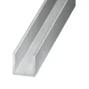 U aluminium brut 15 x 15 X 15 mm, 2,50 m