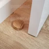 8 Un. Butée de porte adhésive en bois de chêne naturel 45x42MM