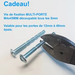6 Un. poignées de meuble coquille en nickel mat pour porte et cuisine - entraxe 32MM