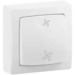 Va-et-vient pour commande VMC Legrand complet blanc