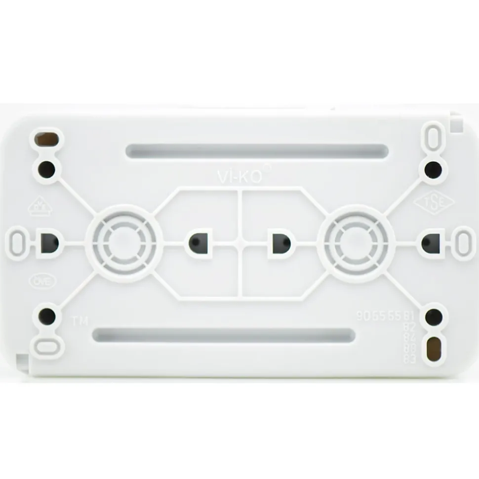Va et vient + Prise 2P+T étanche IP54- Viko by Panasonic - Gris - NF