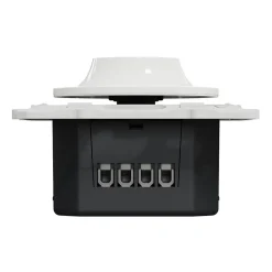 Variateur de lumière universel en 2 ou 3 fils 3W 200W Schneider Electric Odace blanc