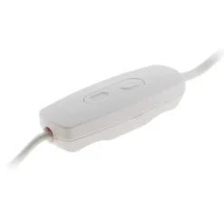 Variateur pour LED de 1 à 50 W précablé avec fiche 6A coloris blanc
